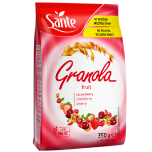 granola with fruits